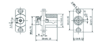 Adaptador de Metal LC-FC SMSX