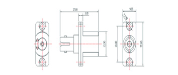 Adaptador de Metal LC-FC SMSX