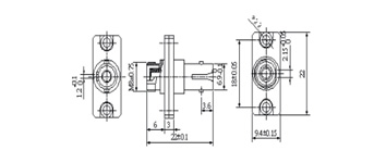 Adaptador de Metal LC-FC SMSX