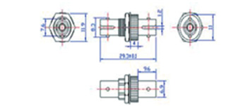 Adaptador MPO SMSX