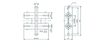 Adaptador MPO SMDX 